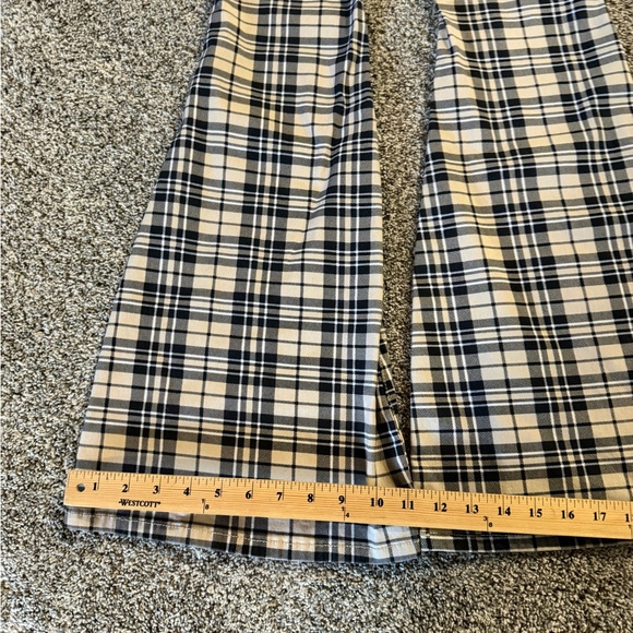EUC WOMENS JCJQ MEDIUM STRETCH Plaid black nude Women's Jeans FLARES BOUTIQUE - Picture 6 of 8